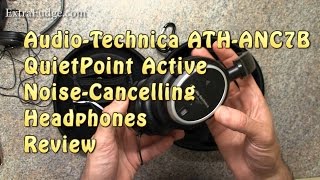 Video thumbnail for Audio-Technica ATH-ANC7B QuietPoint Active Noise-Cancelling Headphones Review by ureviews