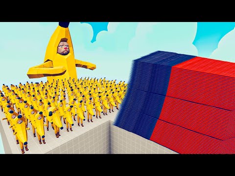 200x BANANA CAT + 1x GIANT vs EVERY GOD - Totally Accurate Battle Simulator TABS
