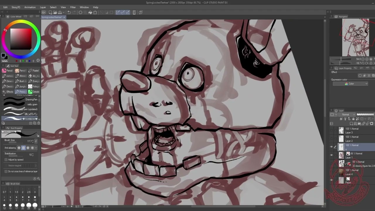 Familial ties FNAF Speedpaint