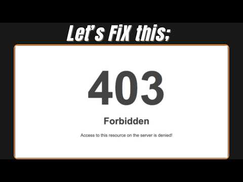 How to Fix 403 Forbidden Error in WordPress?