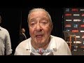 BOB ARUM "CANELO HAS ALOT OF BALLS! SELECTS DIFFICULT GUYS TO FIGHT!"