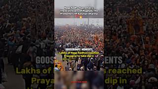Download lagu Goosebumps Moments🥶 Lakhs of Naga Sadhus Reached Prayagraj for Mahakumbh🚩🗿#shorts mp3