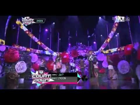 130117 2Yoon - Why not + 24_7 Debut Stage @M!Countdown
