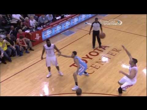 [11.16.13] Donatas Motiejunas - Spin Move Lay Up vs Nuggets