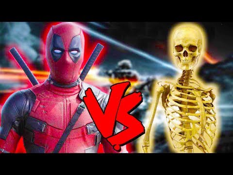 Deadpool Vs Skeleton Army - Epic Battle - Mortal Kombat Costume Skin Mod