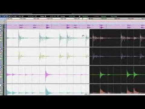Pro Tools®  7.4 - Multi-track Drum Editing