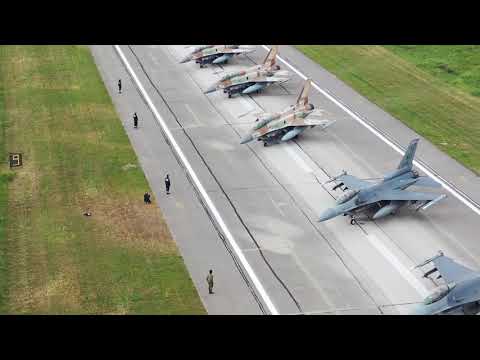 #Elephantwalk #Iniochos21 exercise at the Andravida Air Base in #Greece