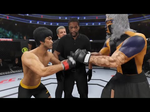 UFC 4 | Bruce Lee vs. Crusader Fighter (EA sports UFC 4)