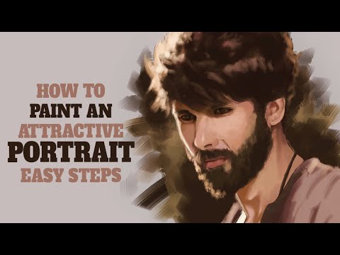 Digital painting I Shahid Kapoor I Selvakumar art I Painting tutorial
