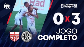 CRB 0 X 3 ASA - 31/01/26 | ALAGOANO 2026 | #LIVE