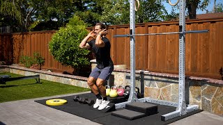 Cyclist Squat exercise video thumbnail