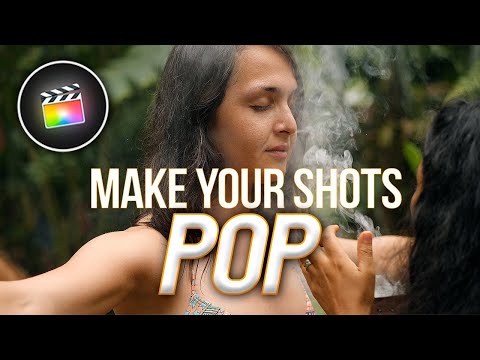 2 SIMPLE WAYS  to make your footage POP! // Final Cut Pro x Beginner Color Grading Tutorial