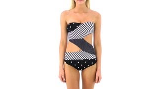 Volcom Women's Slightly Stoned Cut Out One Piece | SwimOutlet.com