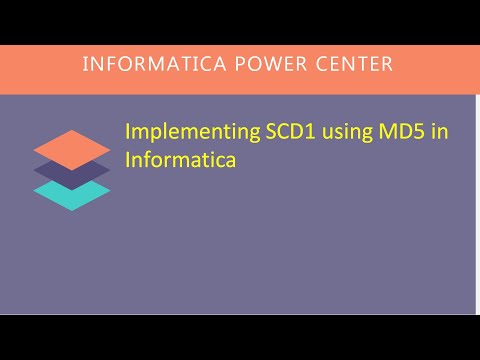 Implementing SCD1 using MD5 in Informatica