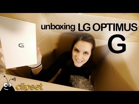 LG optimus G unboxing