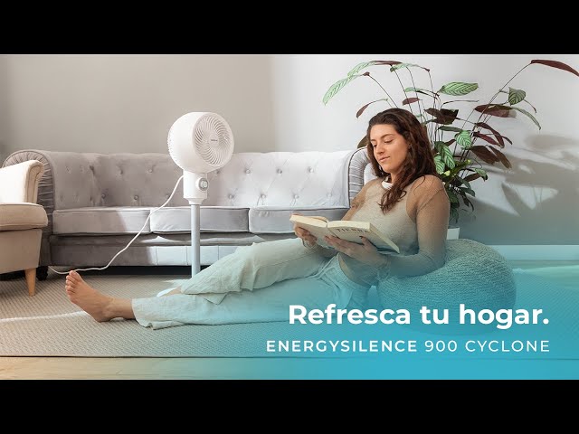 Ventilador Cecotec EnergySilence 900 Cyclone 35W 9" Oscilación y 3 velocidades video