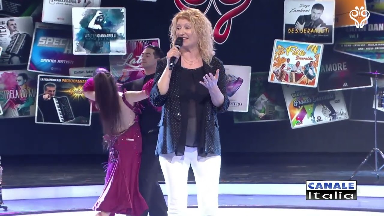 RODY - Orchestra Battaini Conti - VIA DA ME (terzinato) Canale Italia SPECIALE FARFALLINA in TV