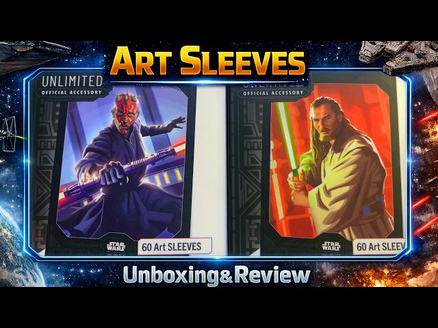 Vídeo relacionado con Gamegenic | Star Wars: Unlimited Art Sleeves Card Back Black | Pack de 60 Fundas Ilustradas con Diseño Oficial y 1 Funda Transparente | Optimizado para Star Was Unlimited y Otros LCGs y TCGs