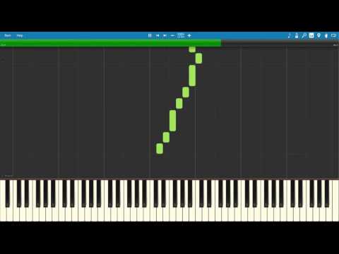 Lost Woods Melody - Ocarina of Time - Synthesia Piano Tutorial