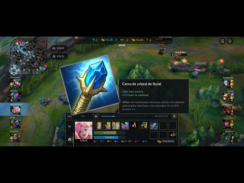 Wild Rift - SERAPHINE | mvp-s | Platinum4 ranked - broken Rylai's Crystal Scepter in patch 2.4a