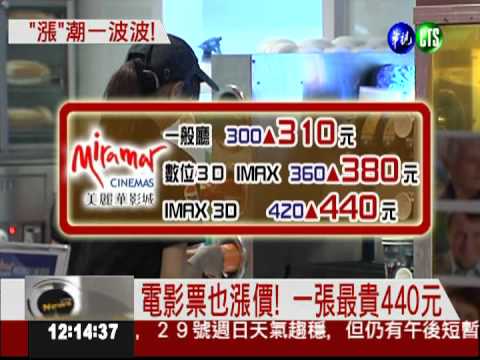 趁火打劫?! 電影票一次漲20元
