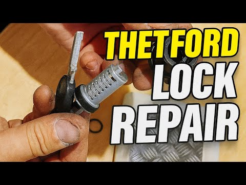 Thetford door lock Repair.. Replace, Refit