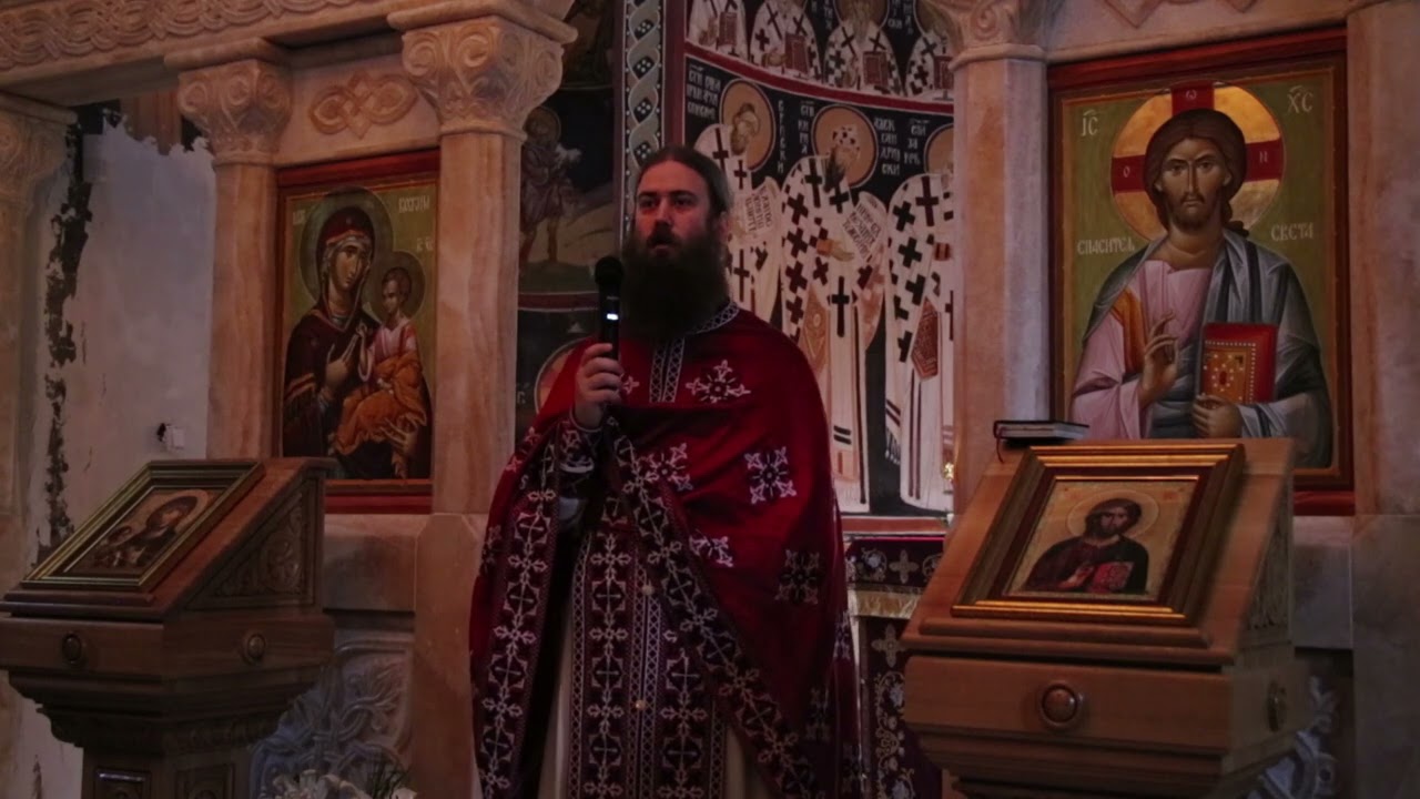 Беседа протосинђела Петра у III. суботу Великог поста 2021.