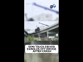 Semi Truck Driver Dangles Off Bridge After Crash