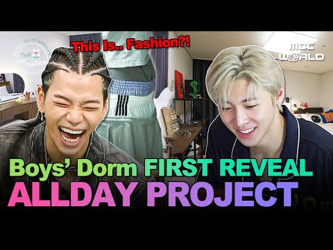 [ENG/JPN/CHN] Tarzzan Wore 3 Pairs of Pants? Tour All Day Project's Sleek Boys' Dorm! #ALLDAYPROJECT