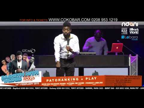 BASKETMOUTH "MY VIRGIN WIFE" - BASKETMOUTH LIVE AT THE APOLLO - 14TH FEB 2015 - HMV