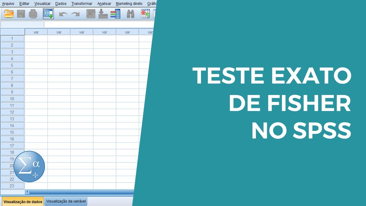Teste exato de Fisher no SPSS