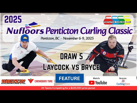 FEATURE: Cameron Bryce vs. Steve Laycock - Draw 5 - Nufloors Penticton Curling Classic [3]