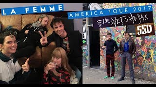 La Femme ("America Tour", "Mystère") : "SSD" + "Elle ne t'aime pas" live acoustique (october 2017).