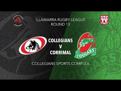 2019 Illawarra Rugby League Round 13 - Collegians v Corrimal