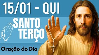 TERÇO DE HOJE 15/01/2026 - QUINTA-FEIRA - MISTÉRIOS LUMINOSOS: SANTO TERÇO