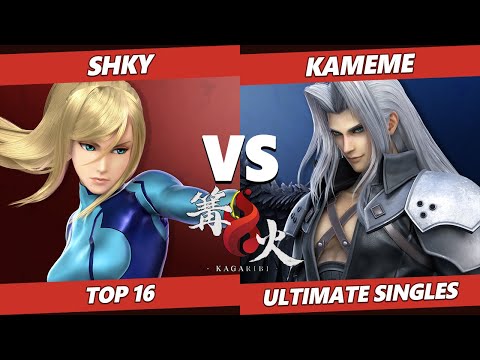 Kagaribi 3 Top 16 - shky (ZSS) Vs. R2G  Kameme (Sheik, Sephiroth) SSBU Smash Ultimate