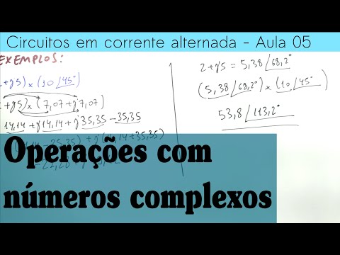 AC Circuits Class 05 - Operations with complex numbers
