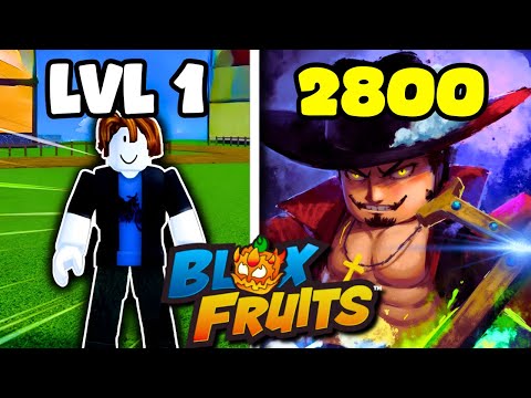 Noob To Max With Only DARK BLADE In Blox Fruits