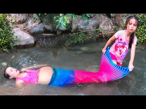 Eu encontrei uma sereia grávida no rio!