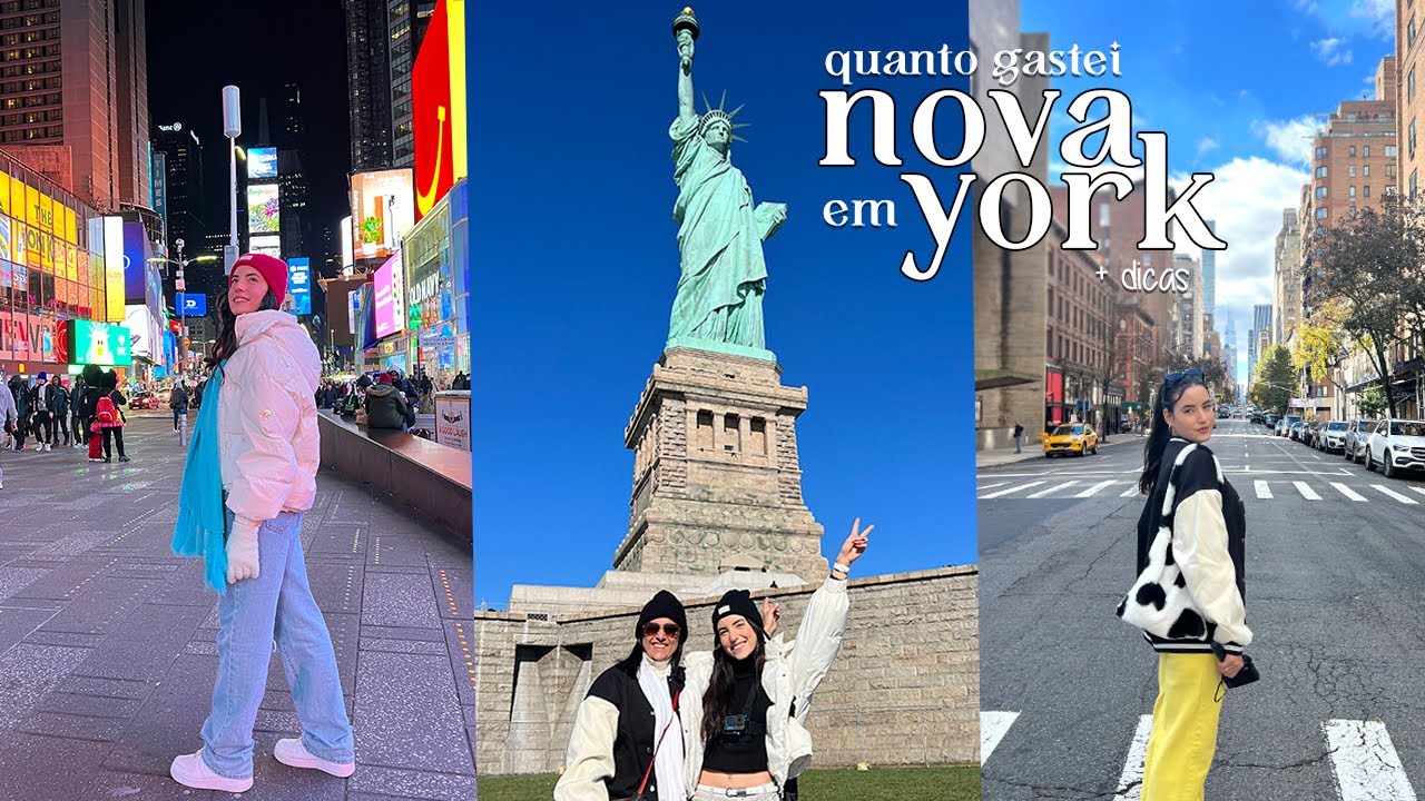 quanto custa viajar pra NOVA YORK e como montar o roteiro