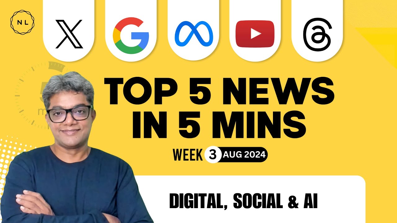 241: Connected Church News // X, Grok AI, Google, Meta, YouTube, Threads // Week 3, Aug 2024