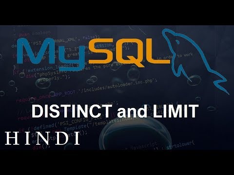 MySQL Database Tutorial 7 DISTINCT and LIMIT हिन्दी