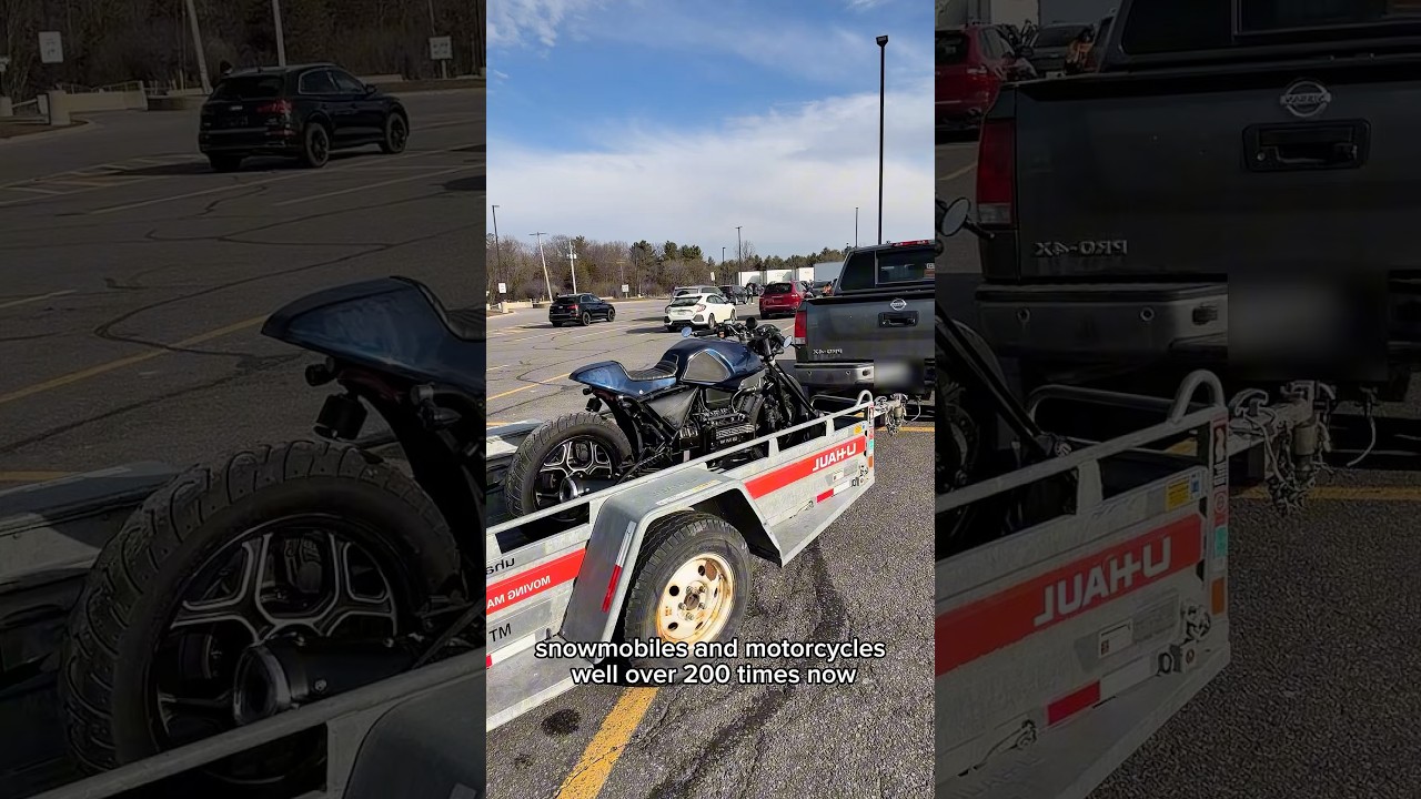 U-Haul Motorcycle Trailer