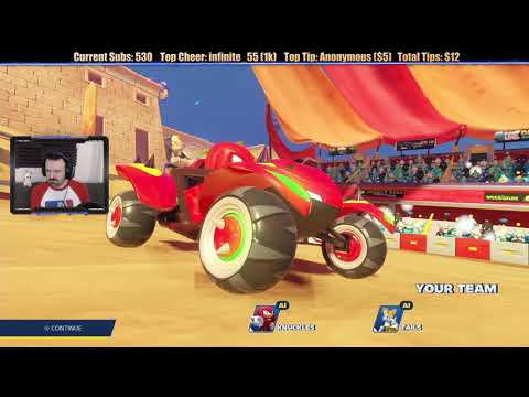 Team Sonic Racing Adventure Mode playthrough pt7 - Tricky Tracks and HAUNTED Tower