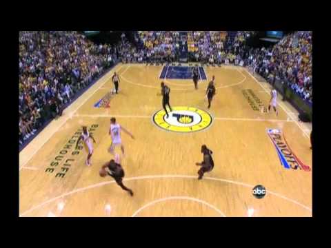 LeBron James 40 points 18 rebounds 9 assists vs Pacers full highlights GM4 NBA Playoffs 2012.20.05