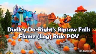 Dudley Do-Right's Ripsaw Falls POV - Log Ride - Islands of Adventure