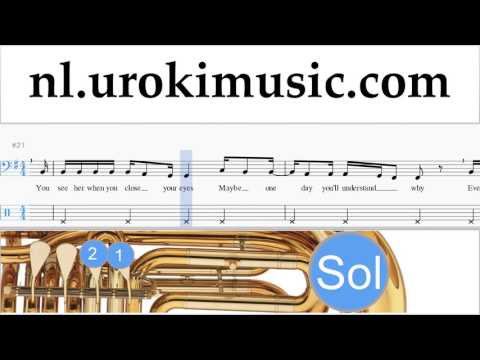 Tuba Leren Spelen Passenger - Let Her Go Tablatura Deel#2 um-i799