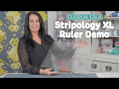 Stripology XL Ruler Basics by Gudrun Erla of G.E. Designs | Fat Quarter Shop