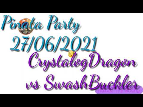 Plants Vs Zombies 2. Pinata Party 27/06/2021. CrystalogDragon vs SwashBuckler