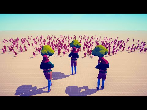TREE GIANTS TRIPLE vs EVERY FACTION ARMY - TABS - Totally Accurate Battle Simulator